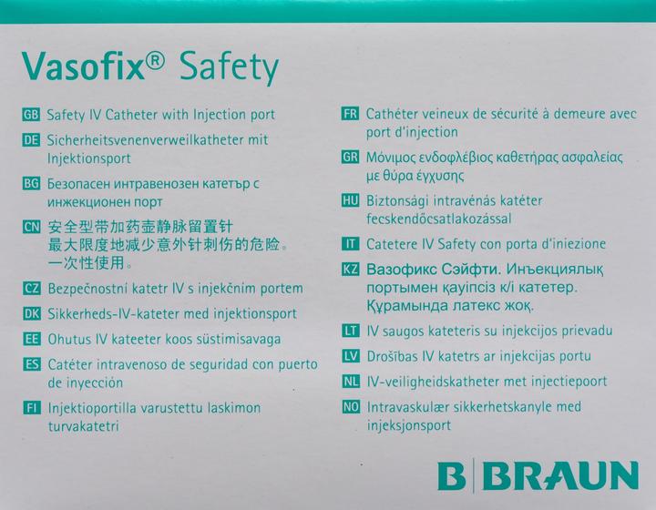 Actual product image B.Braun SAFETY IV Cannula 24G 0.7x19mm yellow, 50 pcs.