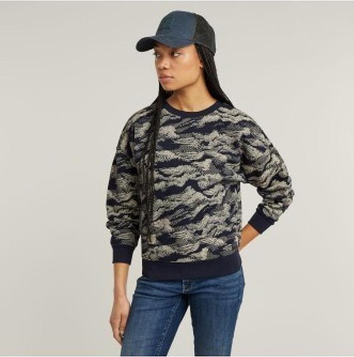 Image du produit G-Star Pull ample en dentelle brute AOP (XS)