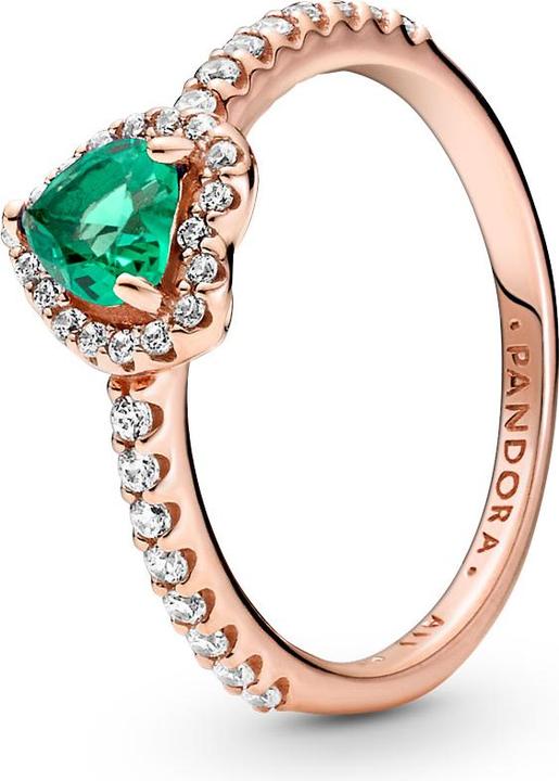 Image du produit Pandora 14k or rose Sparkling Heart Ring (8, 14, Or 585/14 K)