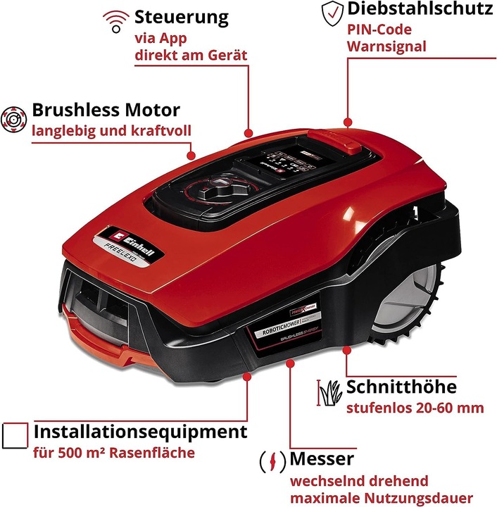 Produktbild Einhell Freelexo 500 BT (500 m²)