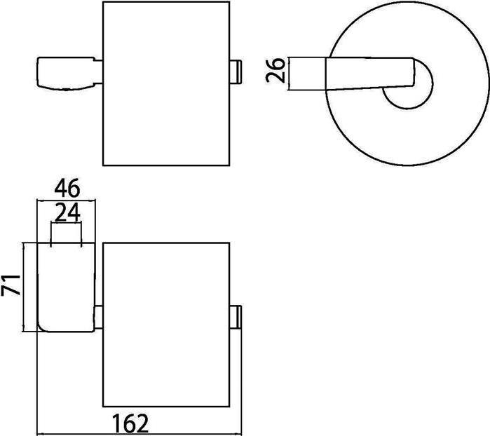 Actual product image Emco Spare paper holder TREND chr