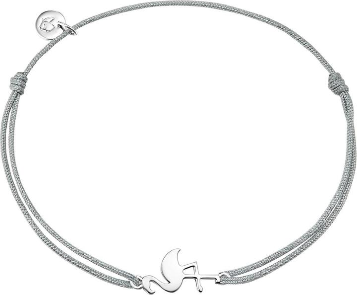 Actual product image Glanzstücke München Ladies Flamingo Sterling Silver 15,0 - 22,0 cm, flexible adjustable - 10182 (22 cm, Sterling Silver)