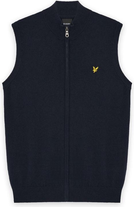 Produktbild Lyle and Scott Merino Baumwoll-Full-Zip-Weste (S)