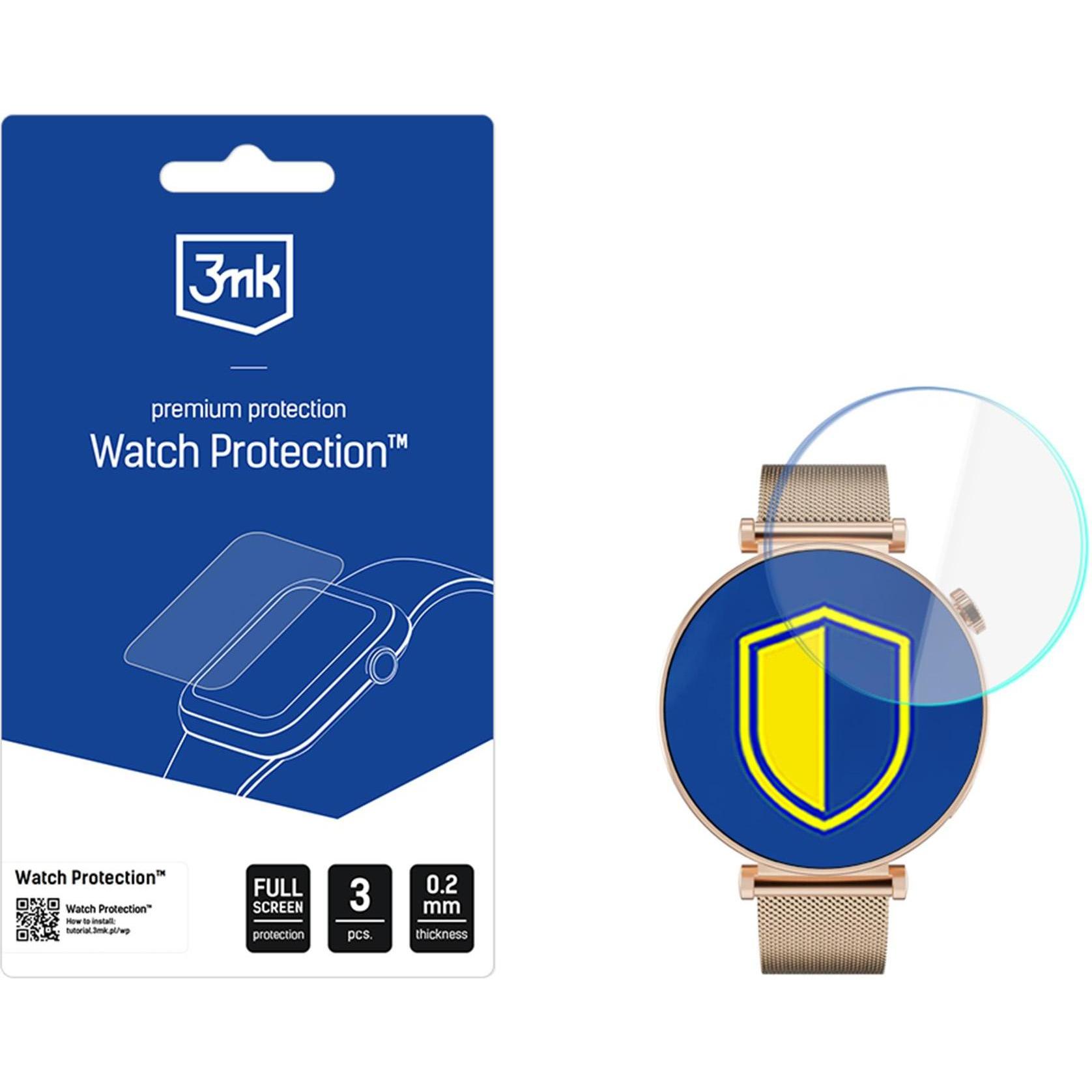 3MK Watch Protection ARC smartwatch screen protector on Garett Rose, Accessori per smartwatch, Grigio