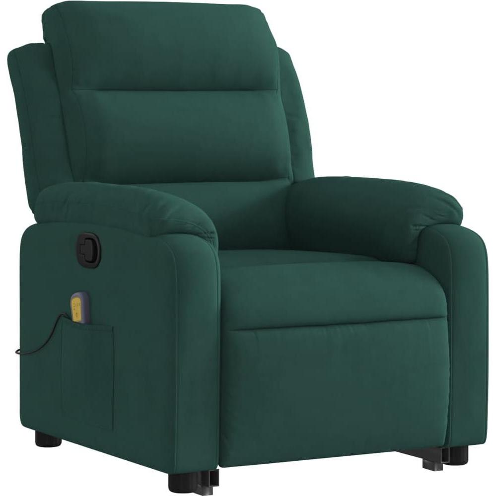 VidaXL, Massageliege + Massagesessel, Massagesessel mit Aufstehhilfe Samt