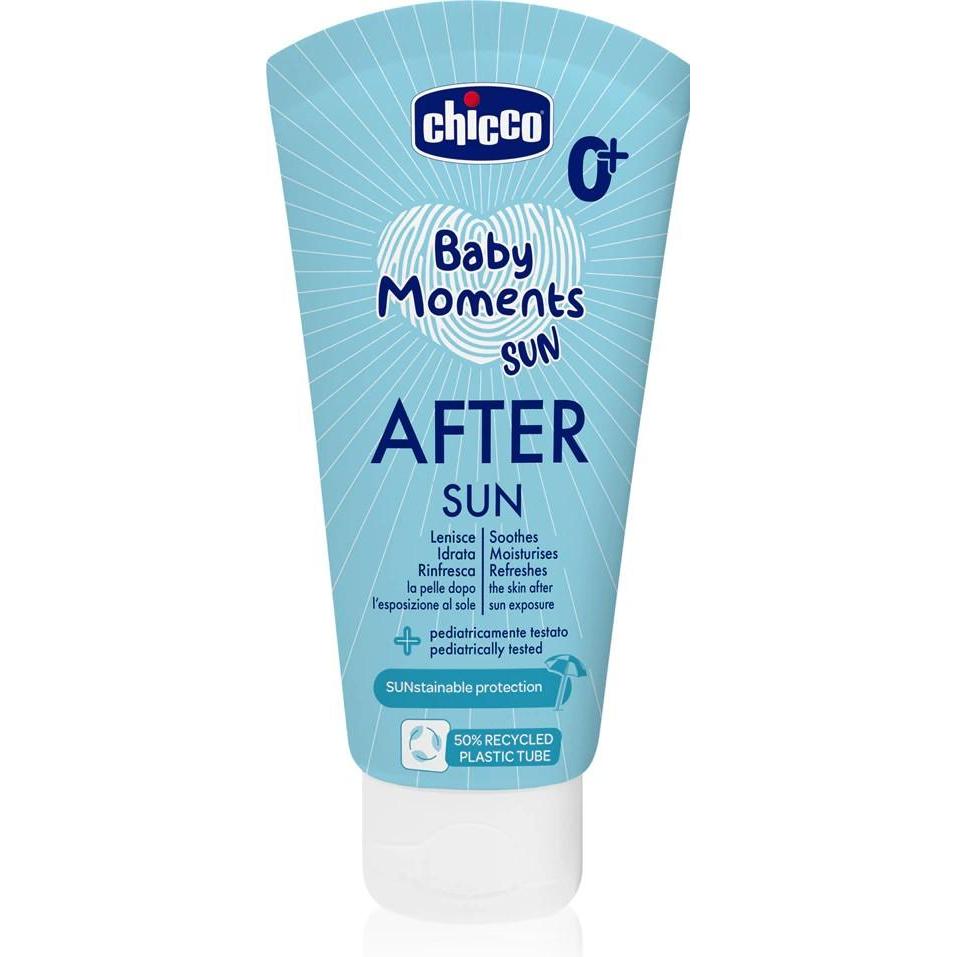 Chicco Unisex Crema Doposole, Latte Doposole 0M+ Italiano Tb 150 Ml (150 Ml, Doposole)