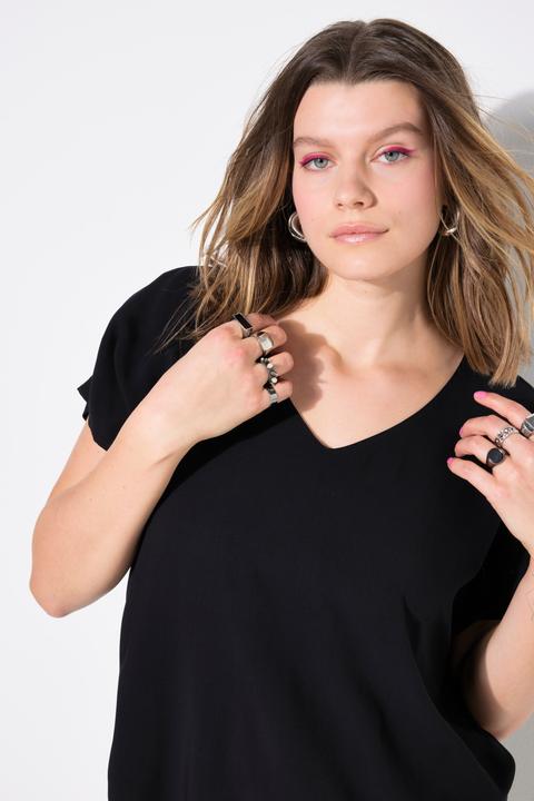 Produktbild Studio Untold Blusenshirt, oversized, V-Ausschnitt (50, 52)