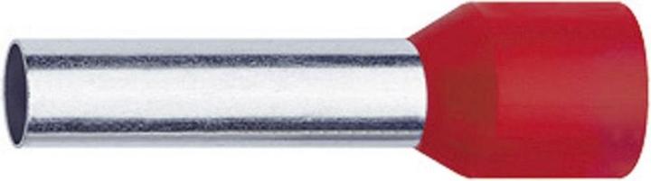 Actual product image Klauke Wire end ferrule 1 mm² 6 mm Partially insulated Red 4716 1000 pcs.