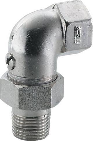 Produktbild Frese Radiatorforskruning med kuglehane DN15 forniklet vinkelløbende - (10 stk.)