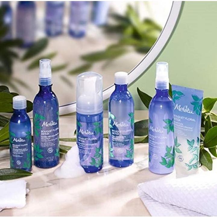 Produktbild Melvita Floral Bouquet Detox Organic Gentle Micellar Water 200ml (Reinigungstücher Gesicht, 200 ml)