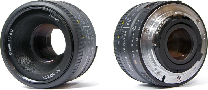 Immagine prodotto Nikon AF Nikkor 50mm f/1.8D - (EU) (Nikon F, Full-frame)