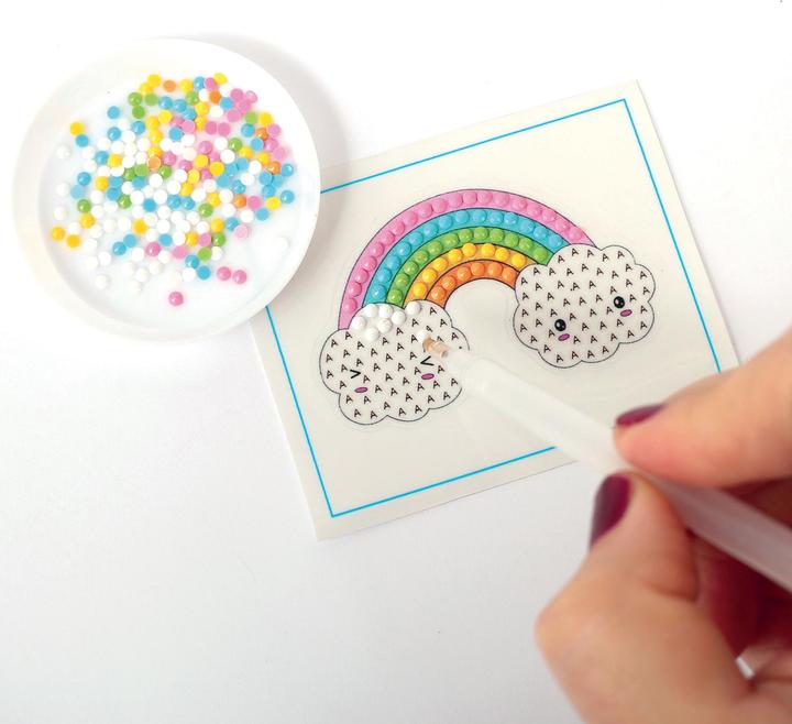 Produktbild Creative Diamond Mosaik Sticker Set - Regenbogen