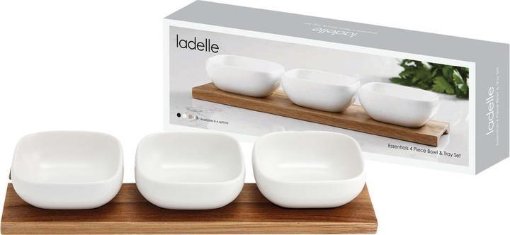 Actual product image Ladelle Essentials 4-piece bowl set - white