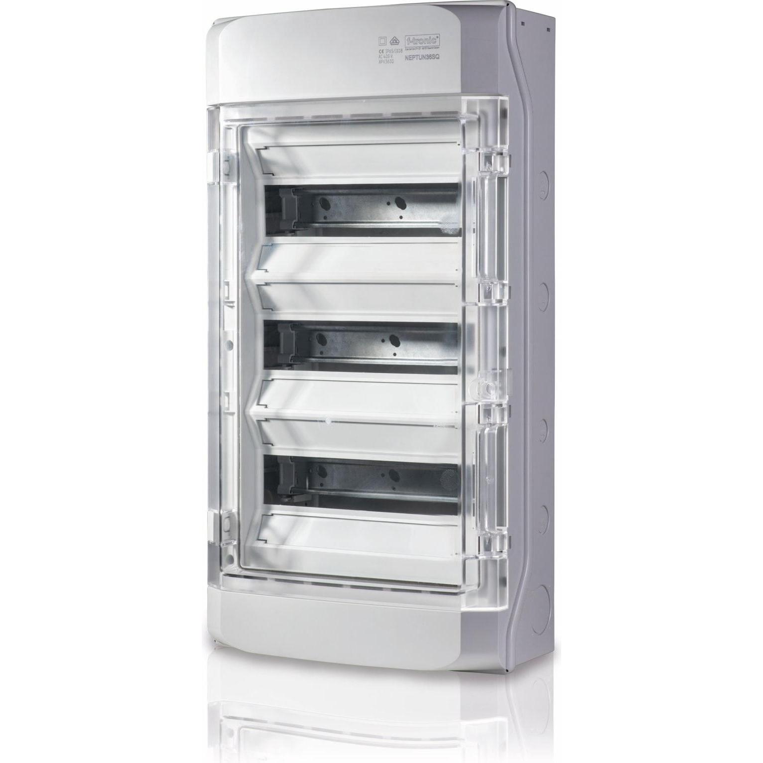 F-Tronic, Verteilerschrank, AP Feuchtraum- NEPTUN36SQverteiler IP65 PC Belüftungssys