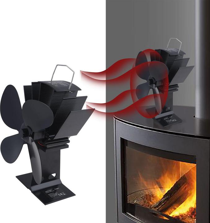 Casativo Electric chimney fan, 4 fan blades, for 65°C - 345°C