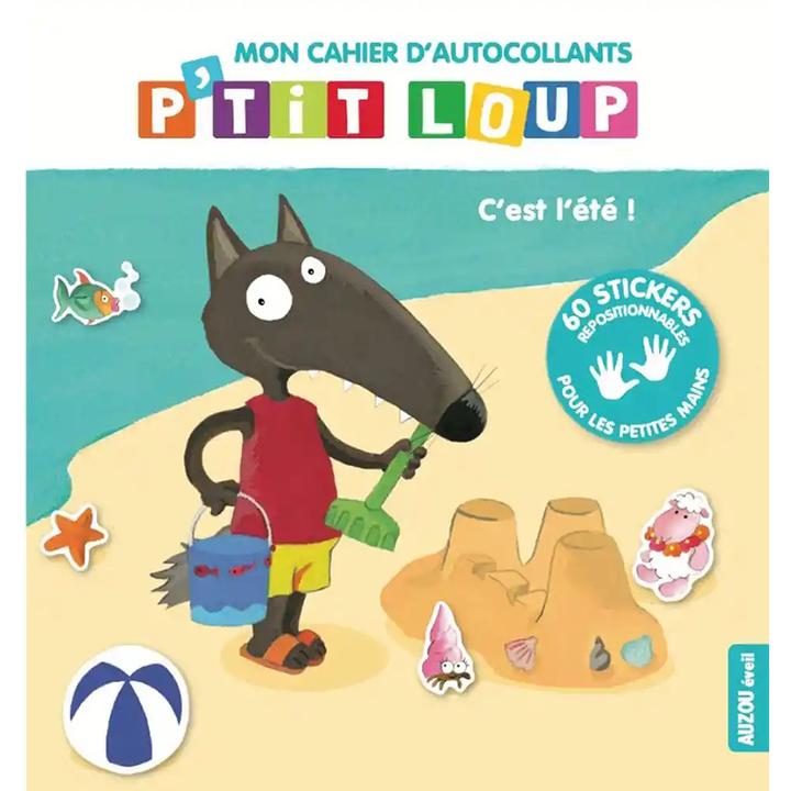 Image du produit P'tit Loup / Mon cahier d'autocollants / C'est l'été!