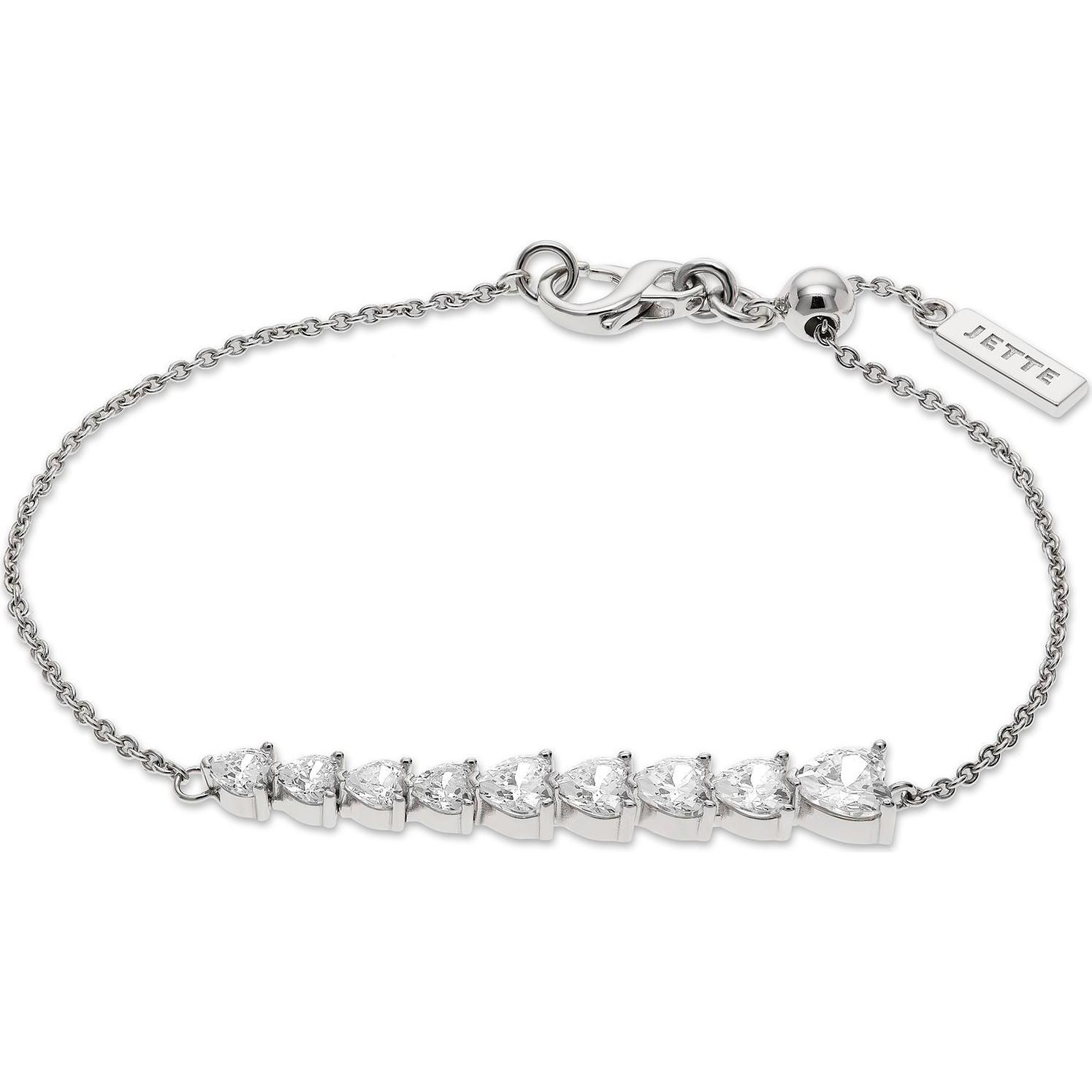 Jette, Armschmuck, Armband LOVE DIAMOND, (17 cm, 925er Silber, Recycelt)