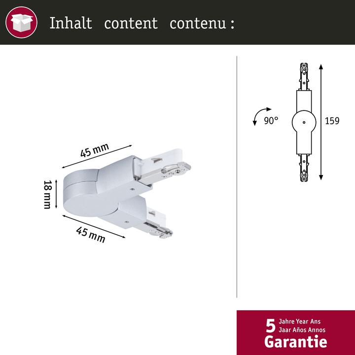 Actual product image Paulmann URail joint connector