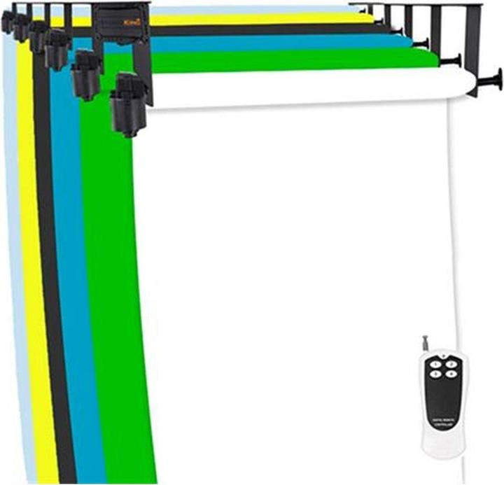 Studioking Hintergrundsystem Elektrisch B-6WE für 6 Rollen (272 cm)