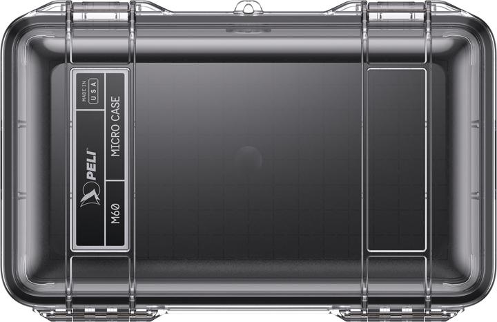 Actual product image Peli MicroCase M60, transparent with black lining NF (2 l)