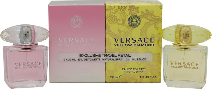 Versace Geschenkset 30ml Yellow Diamond EDT + 30ml Bright Crystal EDT (Parfum Set)