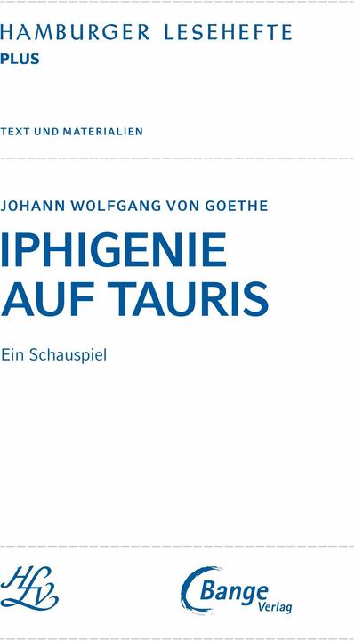 Produktbild Iphigenie auf Tauris (Deutsch, Johann Wolfgang von Goethe, 2020)