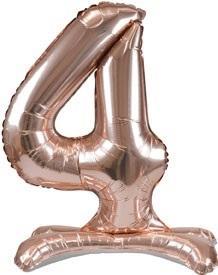 Produktbild Arpex Stehender Folienballon, Roségold, 4, 90 cm (1 x)