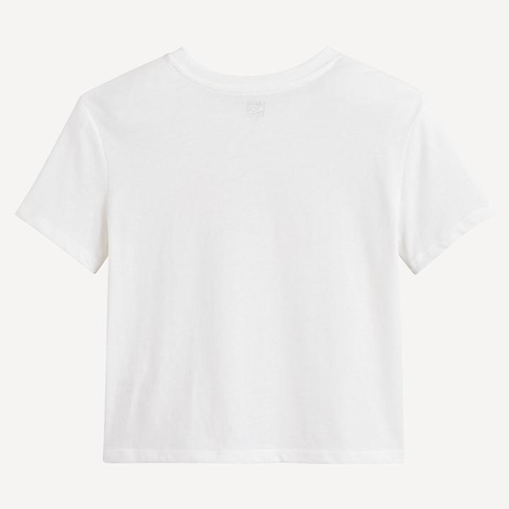 Actual product image La Redoute Collections T-Shirt mit kurzen Ärmeln und Schriftzug (116)