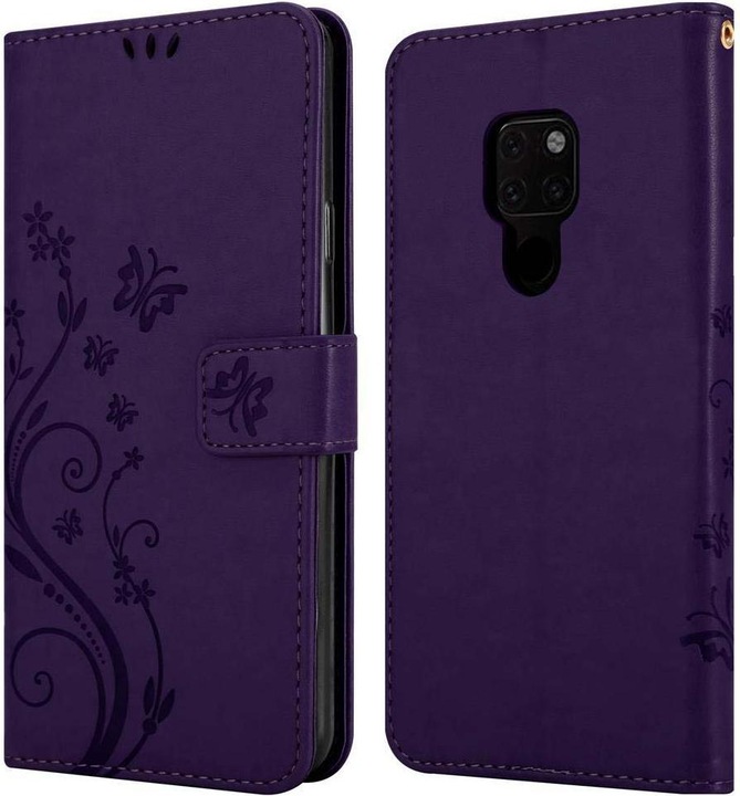 Produktbild Cadorabo Flower Book Cover (Huawei Mate 20)