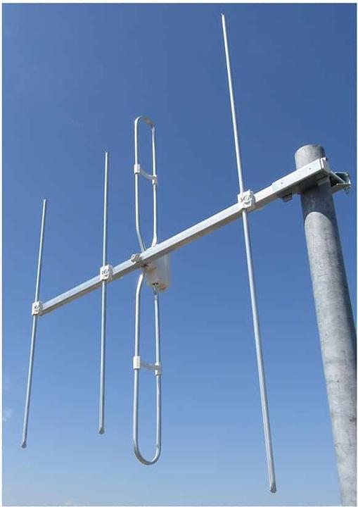 Actual product image Kathrein KAT AVH 06 outdoor antenna terr. for DAB+ reception mast clamp (Parabolic antenna, 6 dB, DAB/ DAB+)