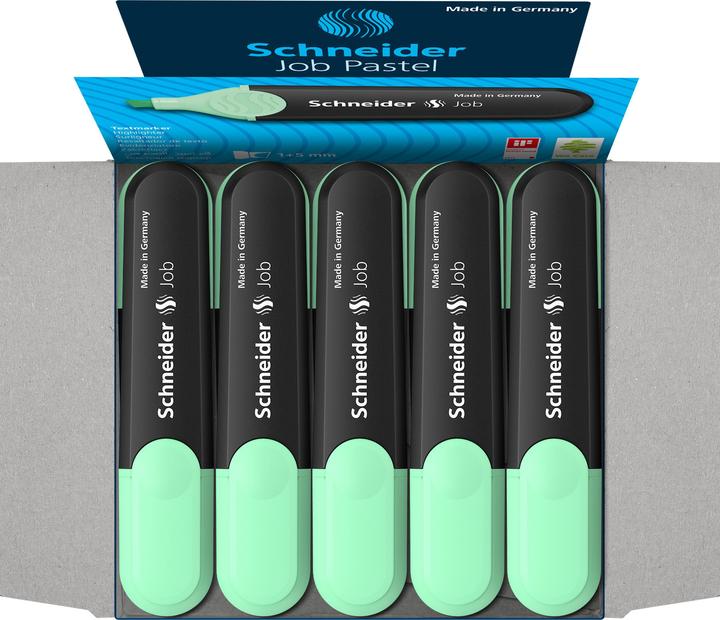 Produktbild Schneider Textmarker Job 150 Pastell mint (Mint, 5 mm, 1 x)