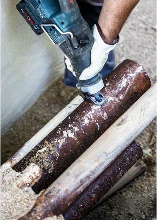 Actual product image Bosch Professional Zubehör EXPERT 'Thick Tough Metal' S 1155 CHC reciprocating saw blade, 3 pieces
