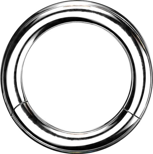Produktbild Star Piercing Segmentring silber (Titan, ohne Messing)