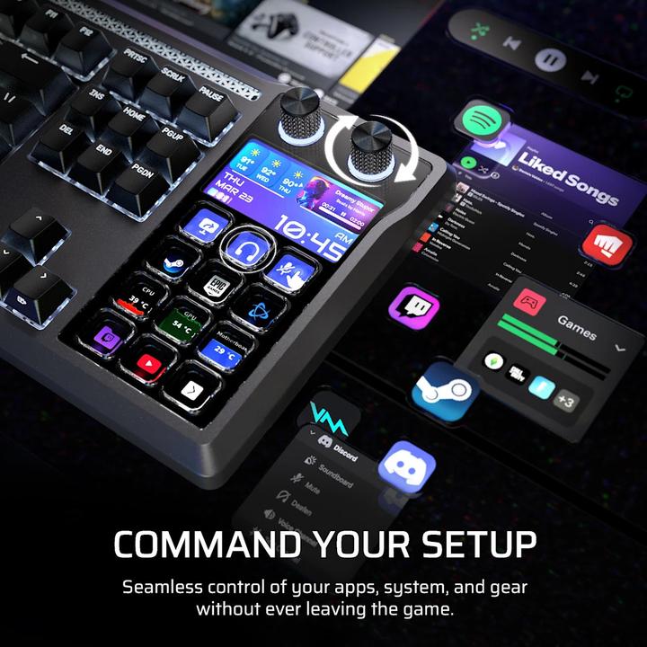 Produktbild Corsair Galleon 100 SD mit integriertem Stream Deck (US, Kabelgebunden)