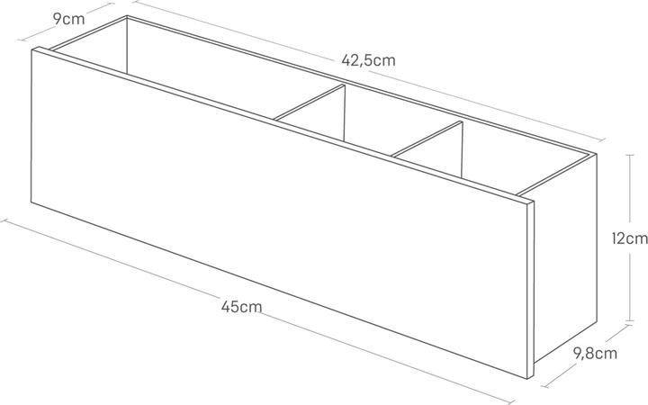 Actual product image Yamazaki Wide table organiser RIN