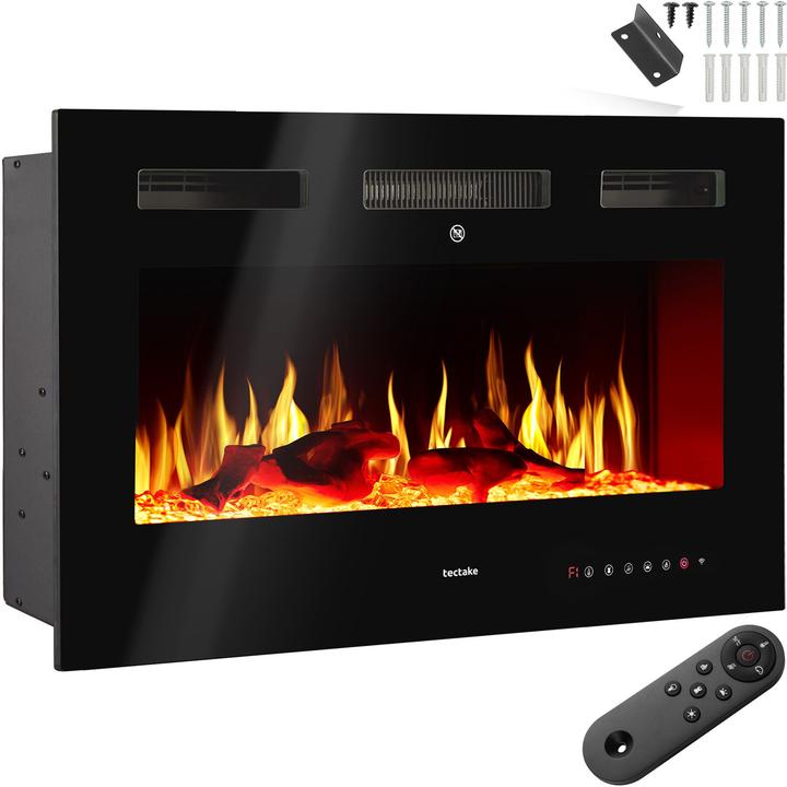 Image du produit tectake Cheminée murale électrique