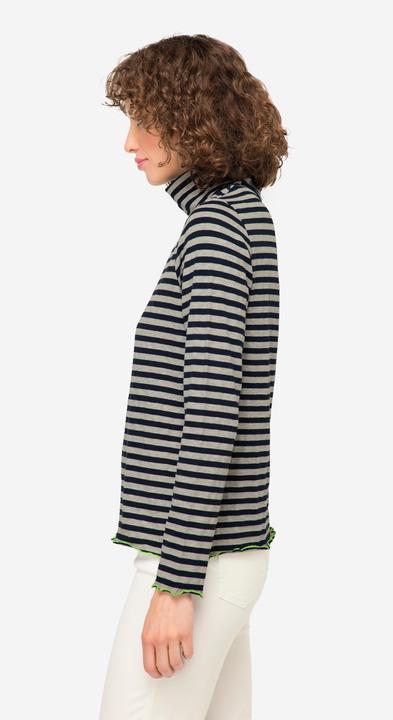 Produktbild Laurasøn T-Shirt, Ringel, Stehkragen, Langarm (XL)
