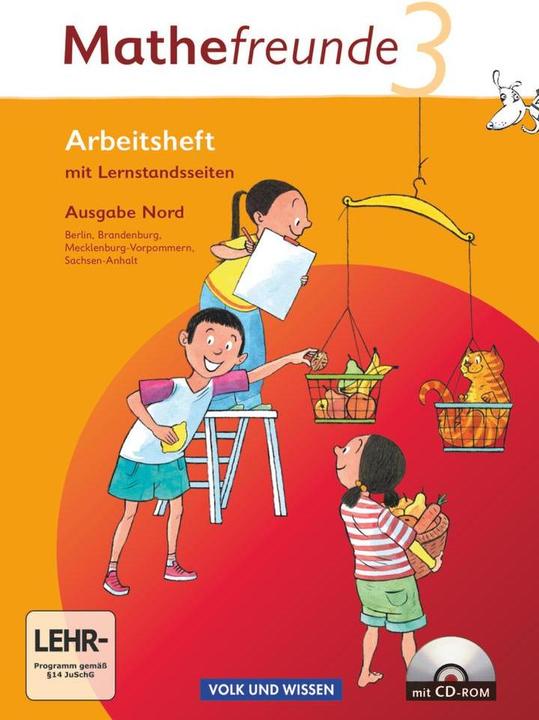 Produktbild Mathefreunde 3. Schuljahr. Arbeitsheft mit CD-ROM. SN, TH (Deutsch, Edmund Kluge Wallis, 2011)
