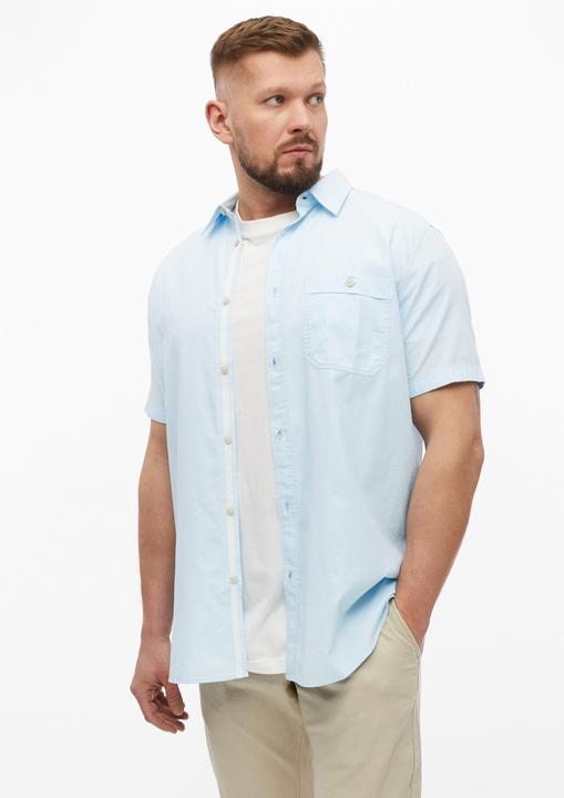 Produktbild s.Oliver Regular Fit: Fein strukturiertes Kurzarmhemd (3XL)