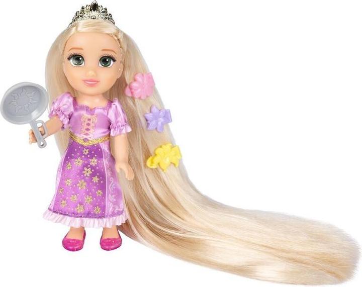 Actual product image Jakks Pacific Disney Princess 6 Inch Petite Doll with Extra Fashion & Accessories Longest Hair Rapunzel