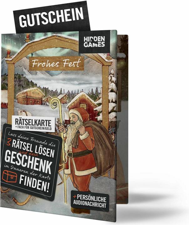 Hidden Games Mysterious Christmas - Puzzle card (German, 1 Players)