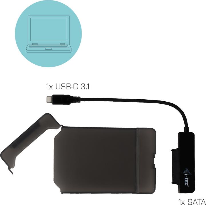 Productafbeelding i-tec MySafe USB-C 3.1 Gen. 2 Gemakkelijk (2.5")