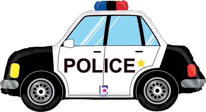 Produktbild Grabo Balloons Ballon Alu - Voiture de Police (86cm) (1 x)