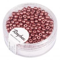 Image du produit Rayher Perles de rocaille, ø 3mm, rose antique, 200 pièce