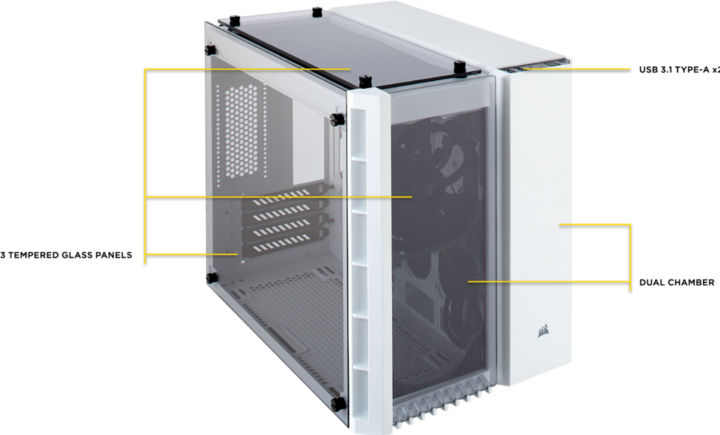 Productafbeelding Corsair Kristal 280X TG (mATX)