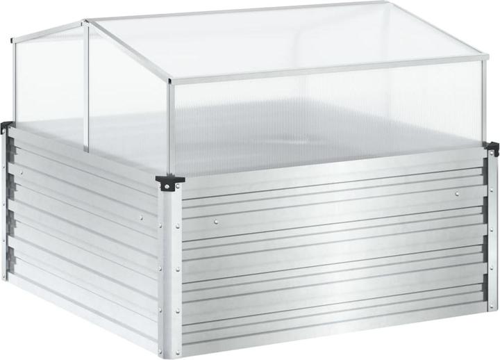 Image du produit vidaXL Hochbeet mit Gewächshausaufsatz Corten