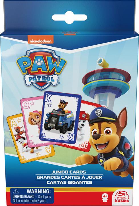 Productafbeelding Spin Master PAW Patrol Jumbo Kaarten van Games, Kinderspellen Kaartspellen Bordspellen voor