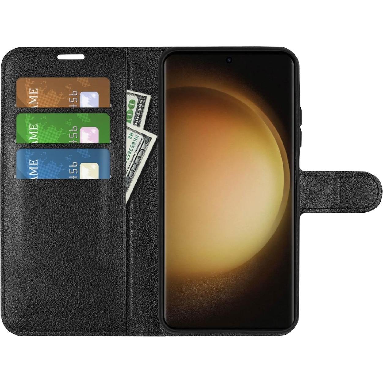 Thumbnail - Screenguard Leather Guard (Samsung Galaxy S23 Ultra), Smartphone Hülle, Schwarz