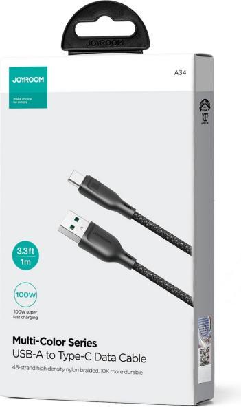 Productafbeelding Joyroom USB A — USB C (1 m, USB 3.0, 100 W)