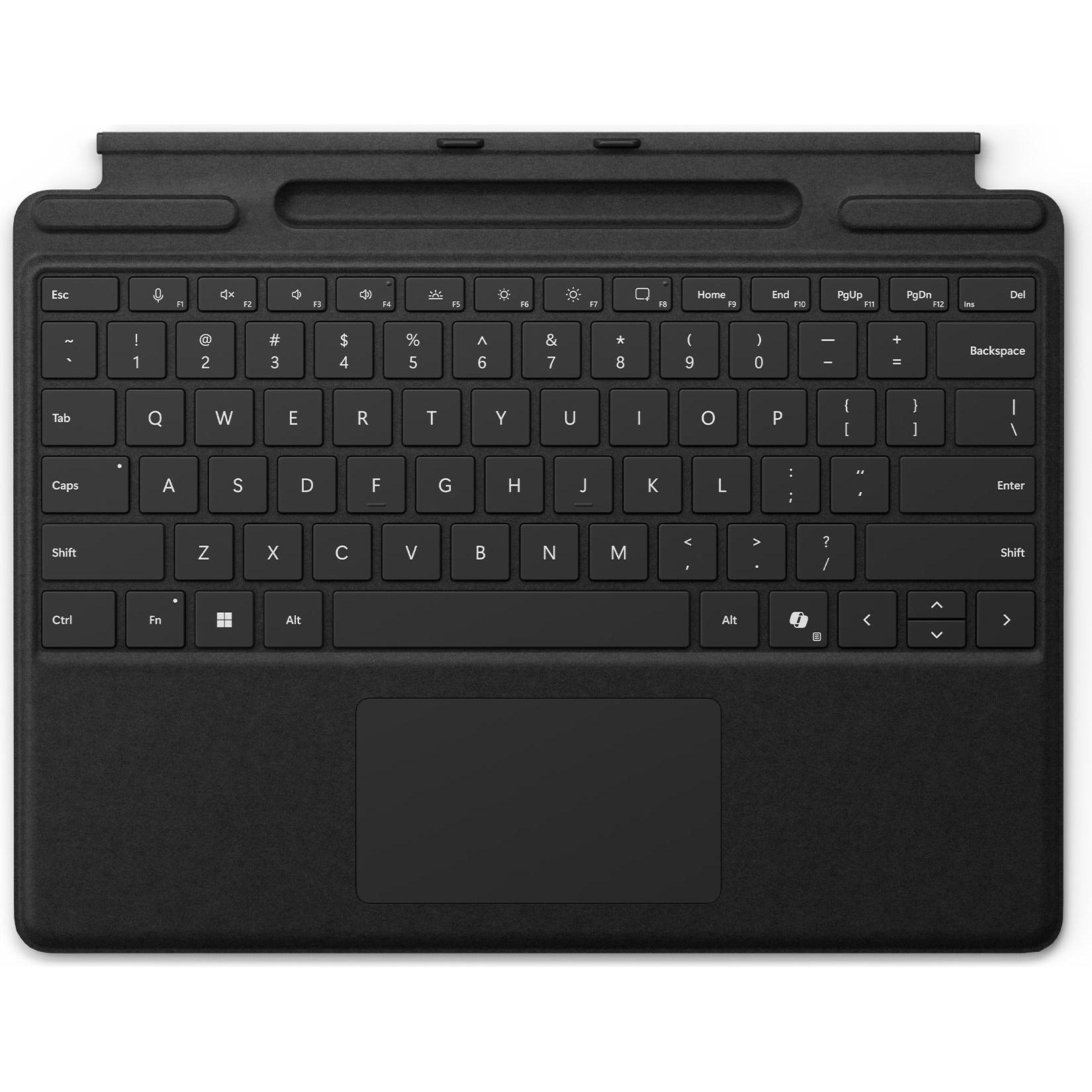 Microsoft Surface Pro Keyboard mit Slim Pen (DE, Docking), Tastatur, Schwarz